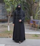 (Black) Double part Abaya