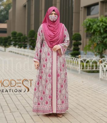 Modest Elegance Abaya - Kahfah Pink