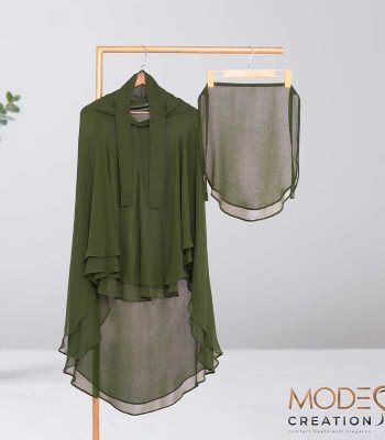 Full Coverage (fixed Hijab) Set