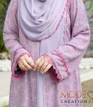 (Light Blue Gray& onion pink)kurti set (1)
