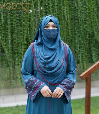 (Crystal Teal) Abaya