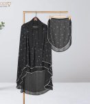 Classic Black Full Coverage (Fixed Hijab) Set