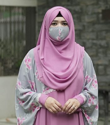 Semi Long Abaya Set with Plazo (1)